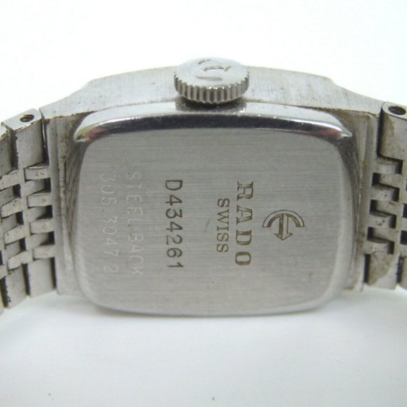 Vintage RADO Old Watch Hand Winding swiss silver